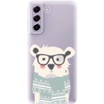 Pouzdro iSaprio - Bear with Scarf - Samsung Galaxy S21 FE 5G – Hledejceny.cz