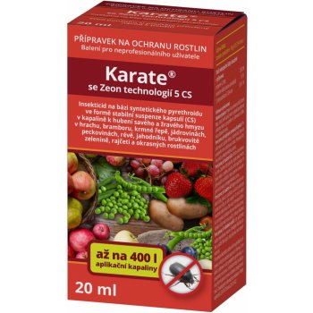 AgroBio Přípravek k hubení savého a žravého hmyzu KARATE Zeon 5 SC 20 ml