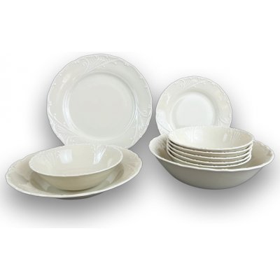 Moritz Zdekauer Jídelní sada Liana slonová kost 25 ks – Zboží Mobilmania