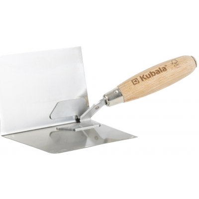 KUBALA Lžíce štukatérská nerezová, rohová vnitřní, dřevěná rukojeť | 97x140 mm – Hledejceny.cz