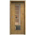 Sapeli Elegant Komfort M55 posuvné dub sukatý 70 x 210 cm Planibel bronz – Hledejceny.cz