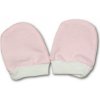 Kojenecká rukavice NEW BABY Rukavičky pro novorozence růžové