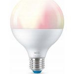 WiZ LED žárovka E27 G95 Globe 11W 1055lm 2200-6500K RGB IP20, stmívatelná – Zboží Mobilmania