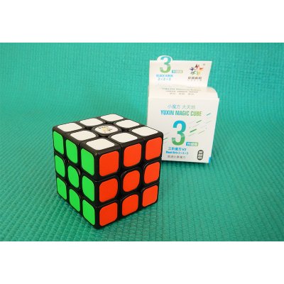 Rubikova kostka 3 x 3 x 3 YuXin Black Kylin V2 Tiled černá