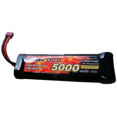 Gens Ace NiMh Flat Type Dean-T Plug 8,4V 5000 mAh – Sleviste.cz