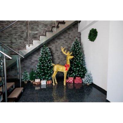 Stromček MagicHome Vianoce Albero, jedľa, zasnežené konce, so šiškami, 200 cm – Hledejceny.cz