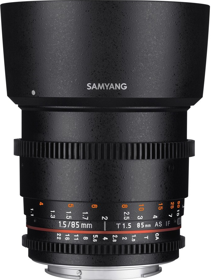 Samyang 85mm T1.5 VDSLR II Fujifilm X