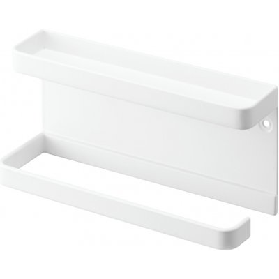 YAMAZAKI Nástěnný držák deštníků s poličkou Smart 6693, bílý – Zboží Dáma