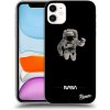 Pouzdro a kryt na mobilní telefon Apple Pouzdro Picasee ULTIMATE CASE MagSafe Apple iPhone 11 - Astronaut Minimal