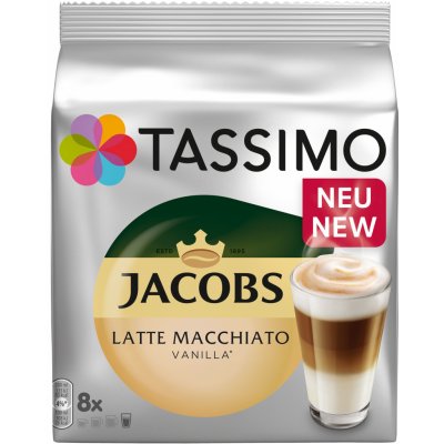 Tassimo Jacobs Latte Macchiato Vanilla 16 ks – Zboží Mobilmania