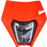 Rtech Přední maska vč LED světla KTM neon oranžová | Zboží Auto