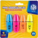 Astra Sada mini zvýrazňovačů 4 ks 317122005 – Zboží Živě