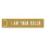 I Am Your Ruler Metal Bookmark Stencil – Hledejceny.cz