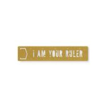 I Am Your Ruler Metal Bookmark Stencil – Hledejceny.cz
