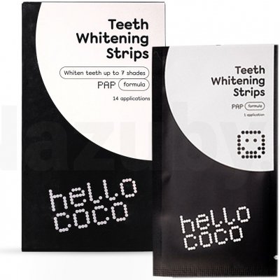 Hello Coco Bělicí pásky na zuby PAP+ 28 ks – Zboží Dáma