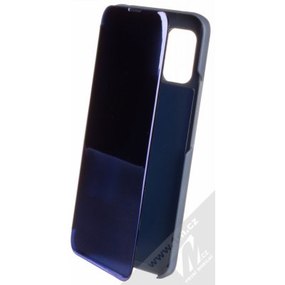 Pouzdro 1Mcz Clear View flipové pro Xiaomi Mi 10 Lite modré blue