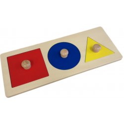 Montessori puzzle tvary