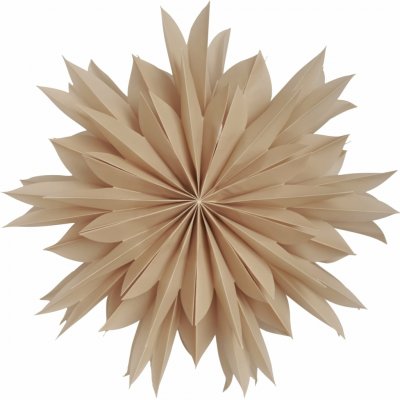 Watt & Veke Závěsná svítící hvězda Athena 50 cm béžová barva papír – Hledejceny.cz