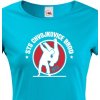 Dámské tričko s potiskem Dámské triko STS Chvojkovice Brod modrá