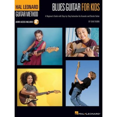 Blues Guitar for Kids učebnice pro začátečníky hry na elektrickou kytaru