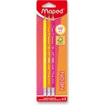 MAPED Sady grafitových tužek Neon 3ks 164570 – Sleviste.cz