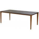 Cane-line Venkovní jídelní stůl Aspect, 210x100x74 cm, rám teak, deska keramika dekor travertine – Hledejceny.cz
