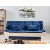 Pohovka Atelier del Sofa 3-místná KelebekBlue, Cream, Modrá, Krémová