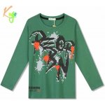 Chlapecké tričko dlouhý rukáv Kugo FC0358 zelené – Hledejceny.cz