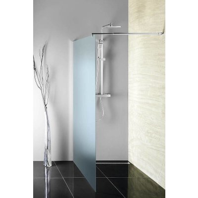 Aqualine Walk-In - Sprchová zástěna 1100x1900 mm, sklo BRICK WI110