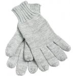 Pletené rukavice JN Knitted Gloves šedá – Zboží Dáma