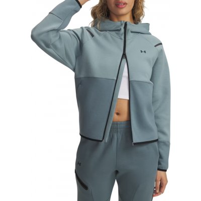 Under Armour UNSTOPPABLE FLEECE FZ Hoodie zelená 1379842-323 – Zboží Mobilmania