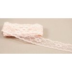 Silonová krajka - staro-růžová - šířka 2 cm – Zboží Dáma