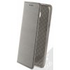 Pouzdro a kryt na mobilní telefon Pouzdro 1Mcz Magnet Book Samsung Galaxy S7 Edge kovově šedé