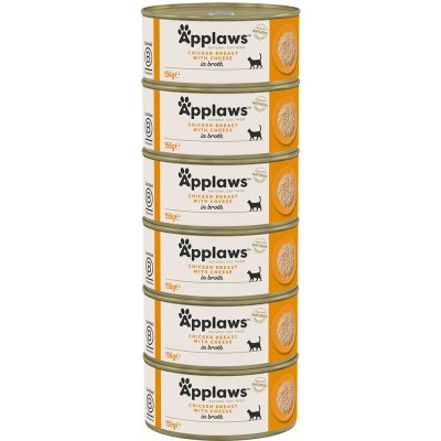 Applaws Cat Kuřecí prsa se sýrem 6 x 156 g – Sleviste.cz