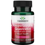 Swanson Resveratrol & Quercetin 30 kapslí – Hledejceny.cz