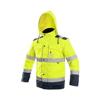 Canis CXS bunda LUTON výstražná žluto-modrá – Zboží Mobilmania