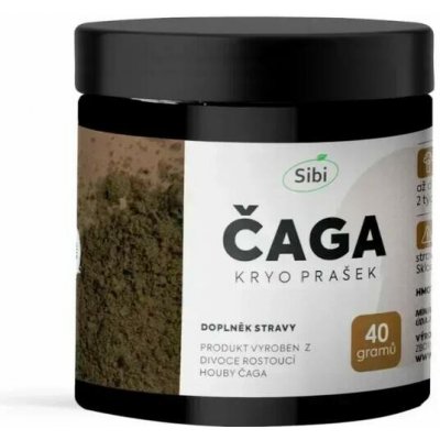 Sibi Čaga Sibiřská kryo prášek 40 g – Hledejceny.cz