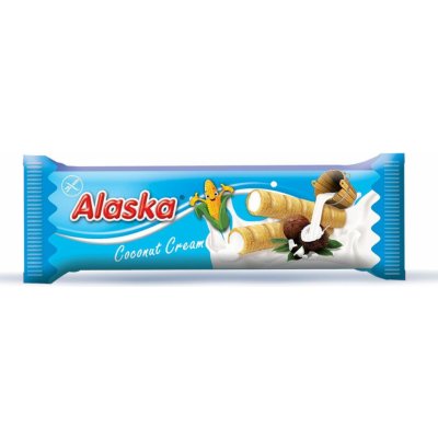 Alaska Kukuřičné trubičky Kokos 15 g – Zboží Mobilmania