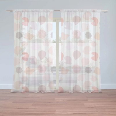 Záclony Fleky: 2 ks - 150x250 cm - Sablio – Hledejceny.cz