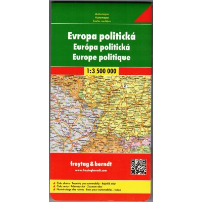 Evropa mapa 1:3 50is. FaB – Zboží Mobilmania