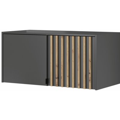 Piaski Nelly 105 cm grafit / dub artisan – Zboží Dáma