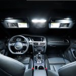 SuperLight LED osvětlení interiéru Audi A4 B8 Avant – Zboží Mobilmania