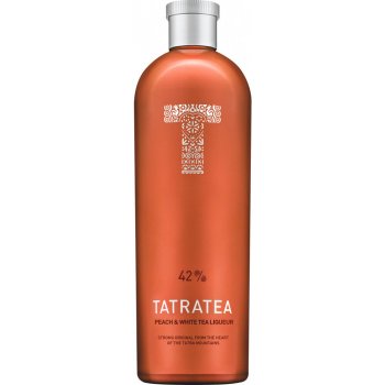 Tatratea Peach & White 42% 0,7 l (holá láhev)