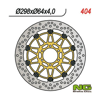 Brzdový kotouč NG Brakes NG404 – Zboží Mobilmania