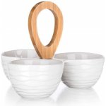 Banquet Miska dělená Brilante Bamboo 24 x 24 x 18,5 cm – Zbozi.Blesk.cz