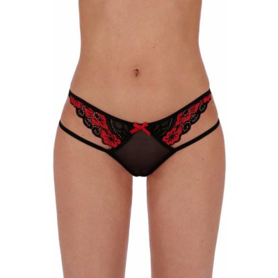 Tanga Passion Poppy Thong black Černá – Sleviste.cz