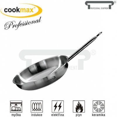 Cookmax Professional Pánev nerezová 20 cm 4,5 cm