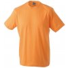 Pánské Tričko James & Nicholson tričko Round Medium Oranžová