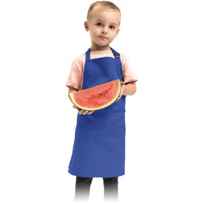 KSVL Dětská kuchařská zástěra KID 48x63 cm modrá royal