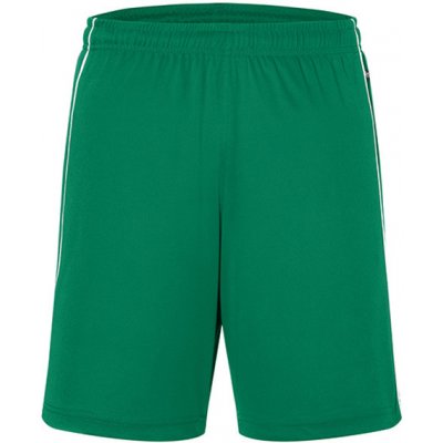 James & Nicholson Unisex sportovní šortky JN387 Green